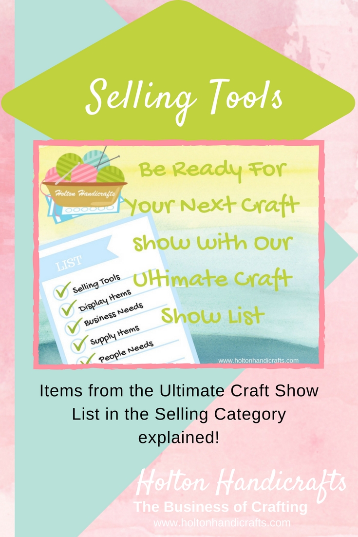 Craft Show List Selling Tools you need to have